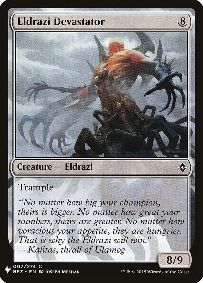 Eldrazi Devastator [Mystery Booster] MTG Single Magic: The Gathering  | Multizone: Comics And Games