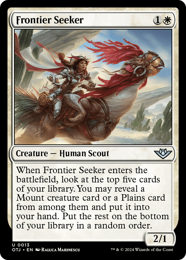 Frontier Seeker [Outlaws of Thunder Junction] MTG Single Magic: The Gathering  | Multizone: Comics And Games