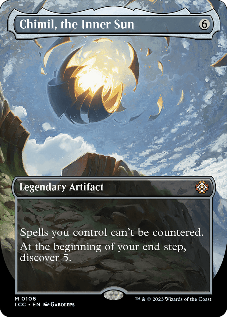 Chimil, the Inner Sun (Borderless) [The Lost Caverns of Ixalan Commander] MTG Single Magic: The Gathering  | Multizone: Comics And Games