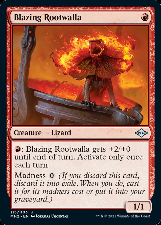 Blazing Rootwalla [Modern Horizons 2] MTG Single Magic: The Gathering  | Multizone: Comics And Games