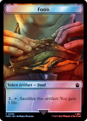 Alien Rhino // Food (0059) Double-Sided Token (Surge Foil) [Doctor Who Tokens] MTG Single Magic: The Gathering  | Multizone: Comics And Games