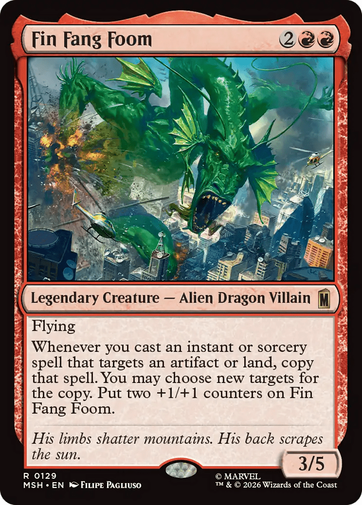 Fin Fang Foom [Marvel Super Heroes] MTG Single Magic: The Gathering  | Multizone: Comics And Games