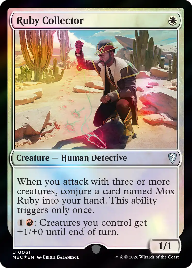 Ruby Collector [Mystery Booster: Commander Edition] | Multizone: Comics And Games