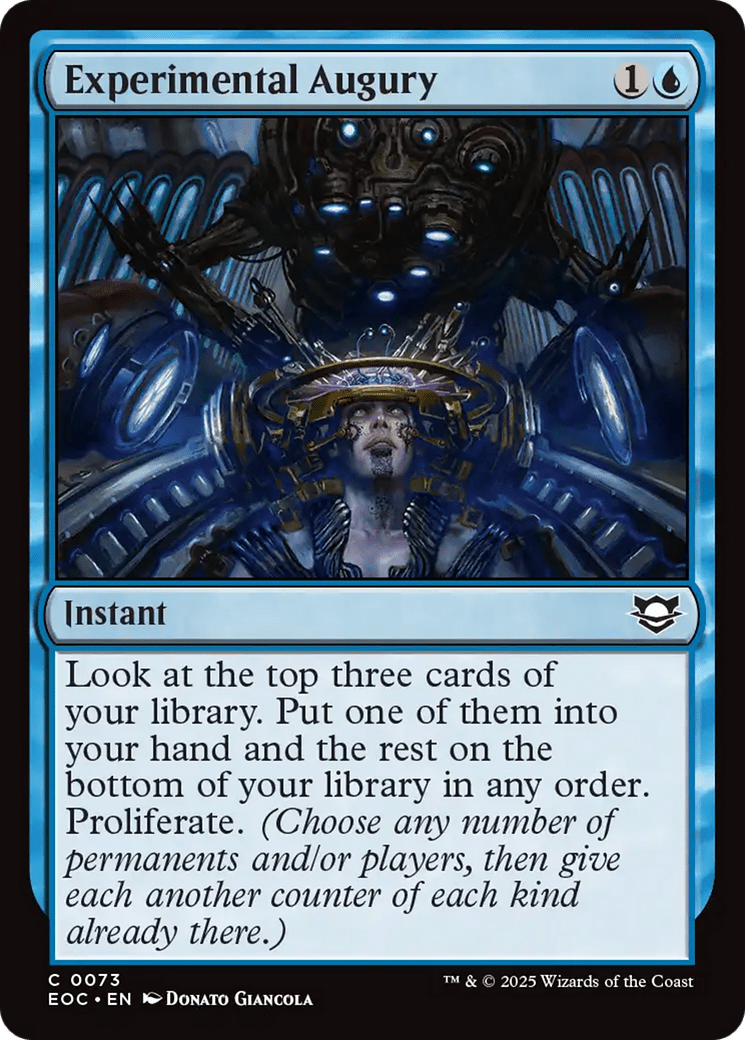 Experimental Augury [Edge of Eternities Commander] MTG Single Magic: The Gathering  | Multizone: Comics And Games