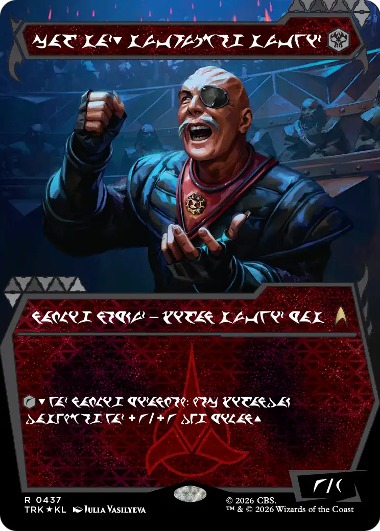 General Chang, Cold Warrior (0437) (Showcase Klingon) [Star Trek] | Multizone: Comics And Games
