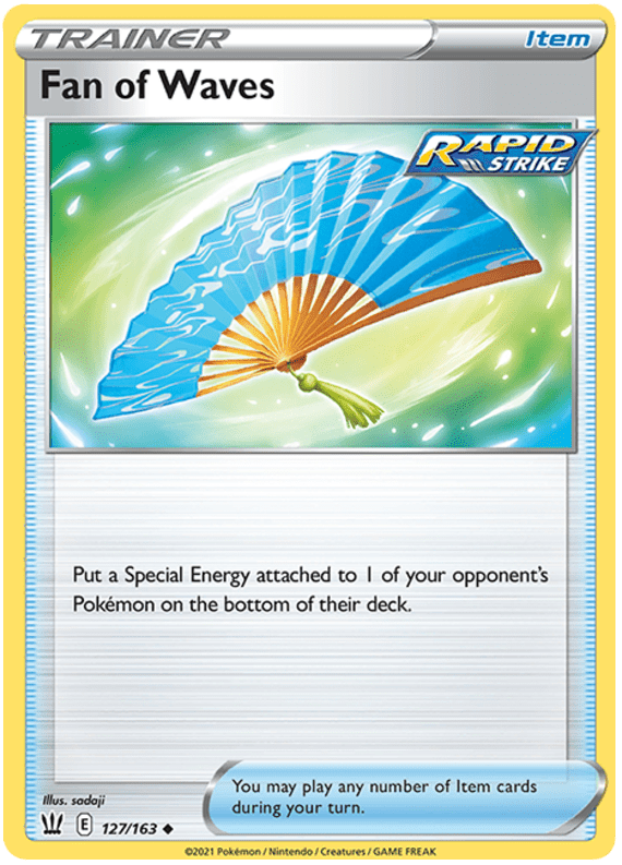 Fan of Waves (127/163) [Sword & Shield: Battle Styles] Pokemon Single Pokémon  | Multizone: Comics And Games