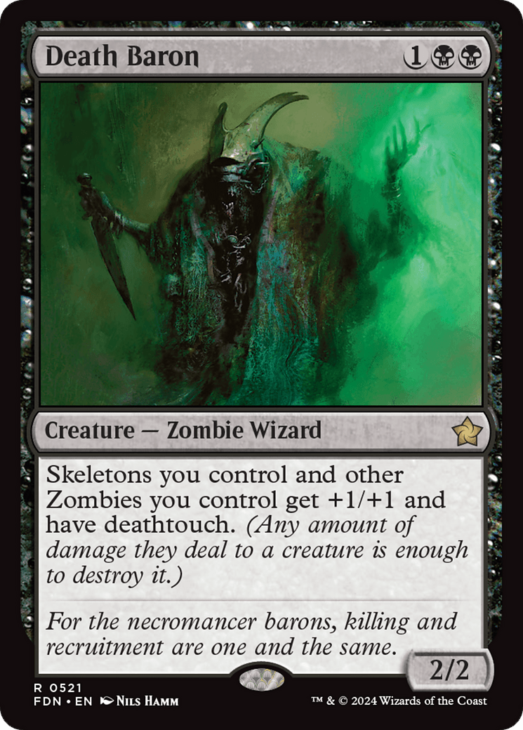 Death Baron [Foundations] MTG Single Magic: The Gathering  | Multizone: Comics And Games