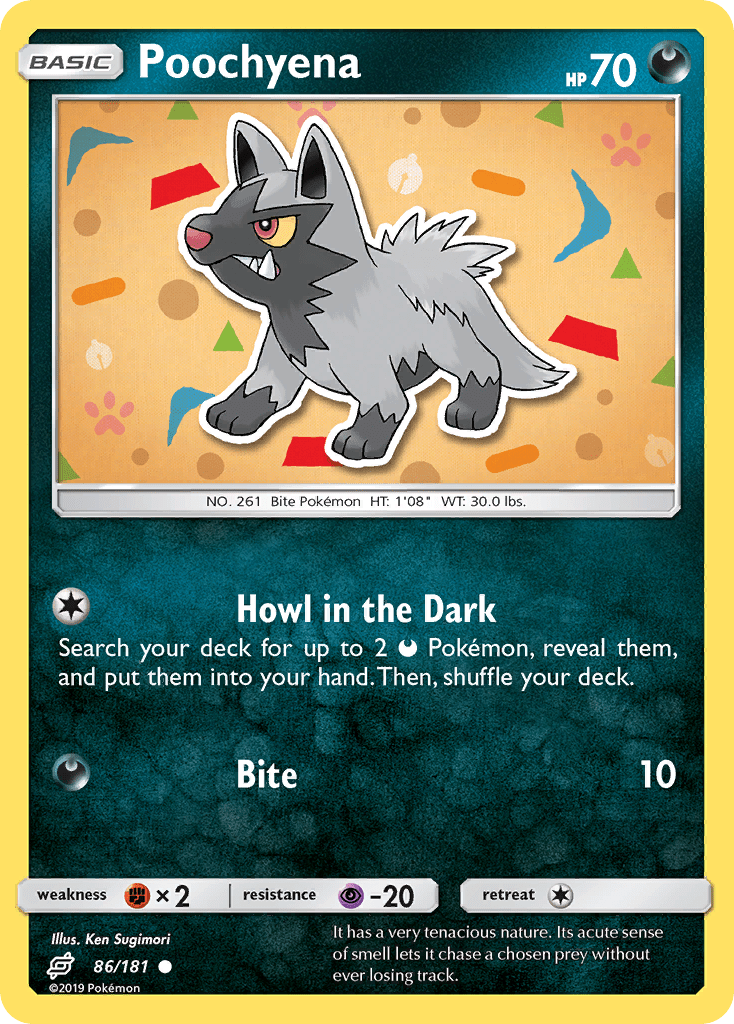 Poochyena (86/181) [Sun & Moon: Team Up] Pokemon Single Pokémon  | Multizone: Comics And Games