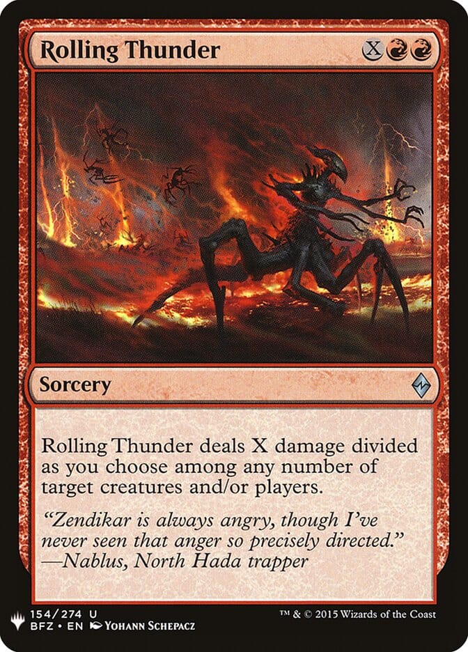 Rolling Thunder [Mystery Booster] MTG Single Magic: The Gathering  | Multizone: Comics And Games