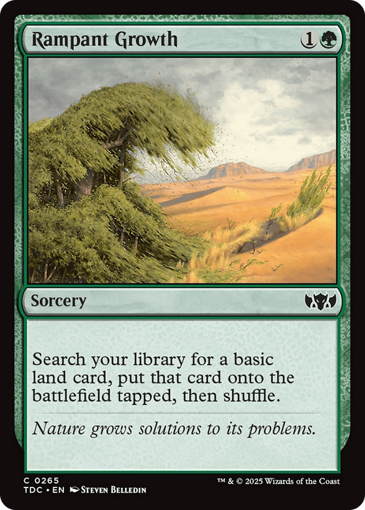 Rampant Growth [Tarkir: Dragonstorm Commander] MTG Single Magic: The Gathering  | Multizone: Comics And Games