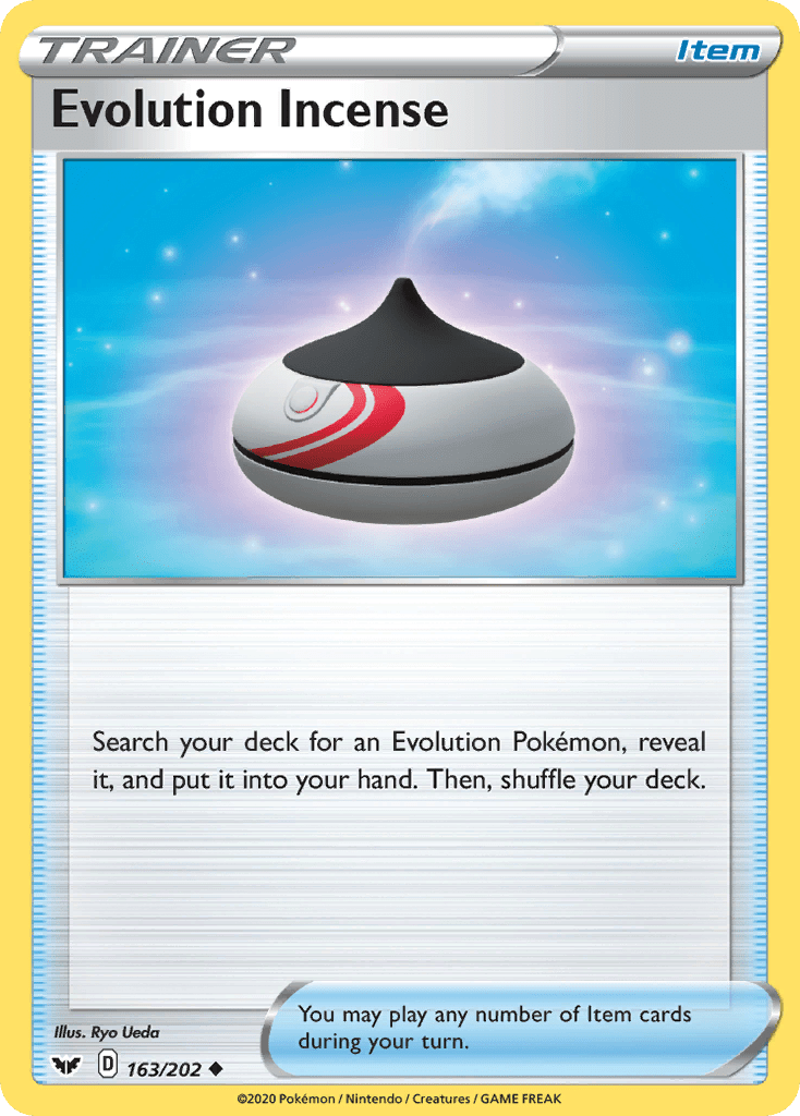 Evolution Incense (163/202) [Sword & Shield: Base Set] Pokemon Single Pokémon  | Multizone: Comics And Games