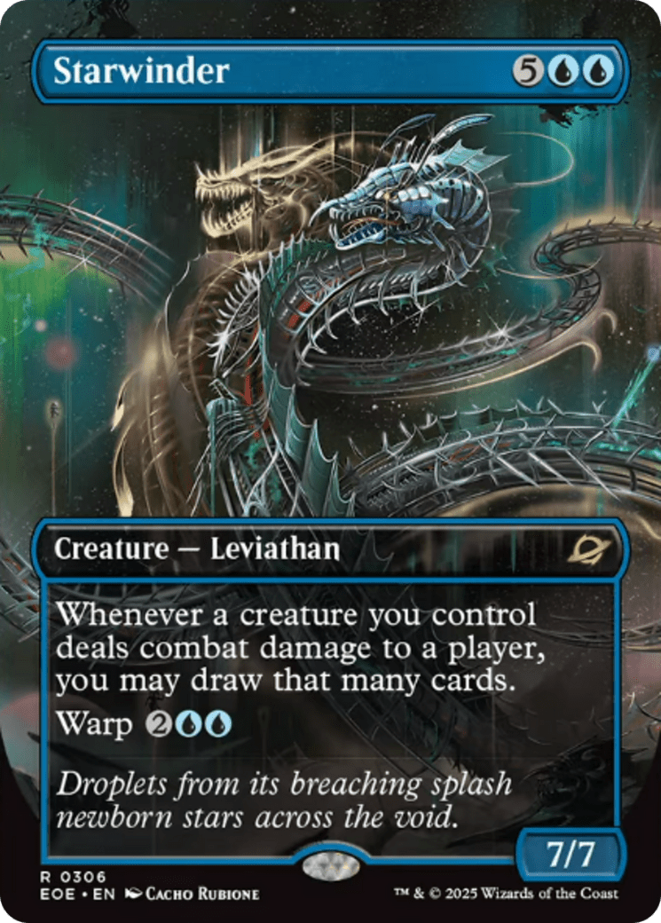 Starwinder (0306) (Borderless) [Edge of Eternities] MTG Single Magic: The Gathering  | Multizone: Comics And Games