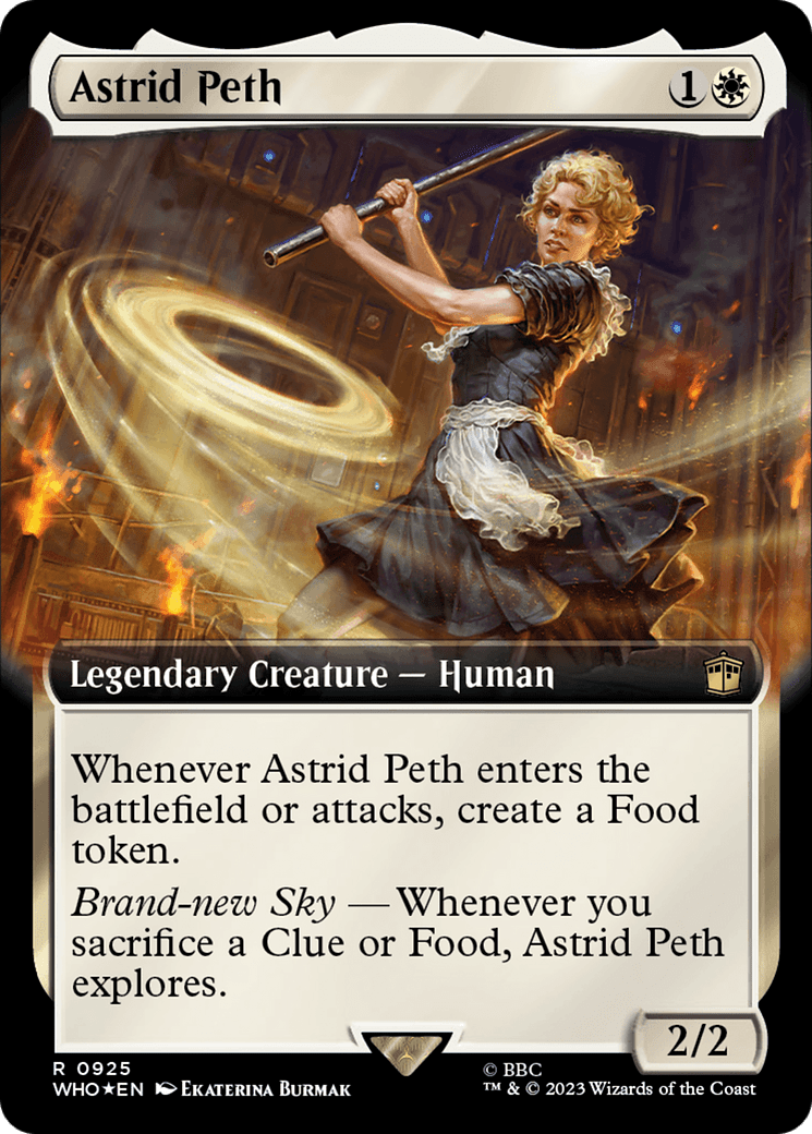 Astrid Peth (Extended Art) (Surge Foil) [Doctor Who] MTG Single Magic: The Gathering  | Multizone: Comics And Games