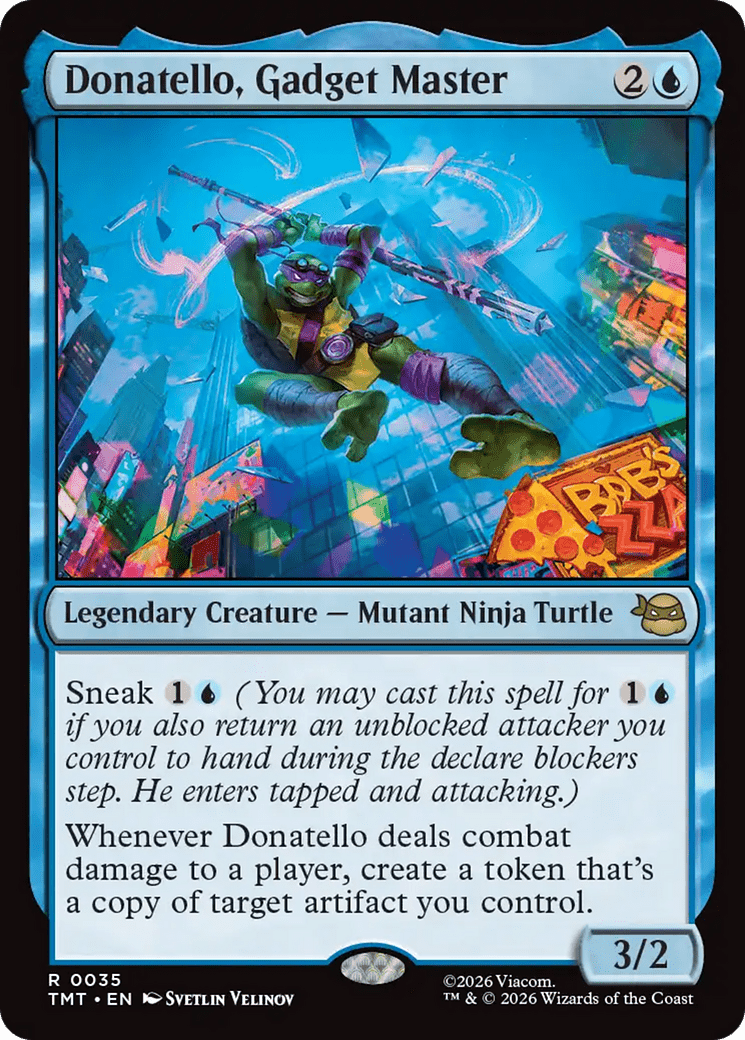 Donatello, Gadget Master [Teenage Mutant Ninja Turtles] MTG Single Magic: The Gathering  | Multizone: Comics And Games