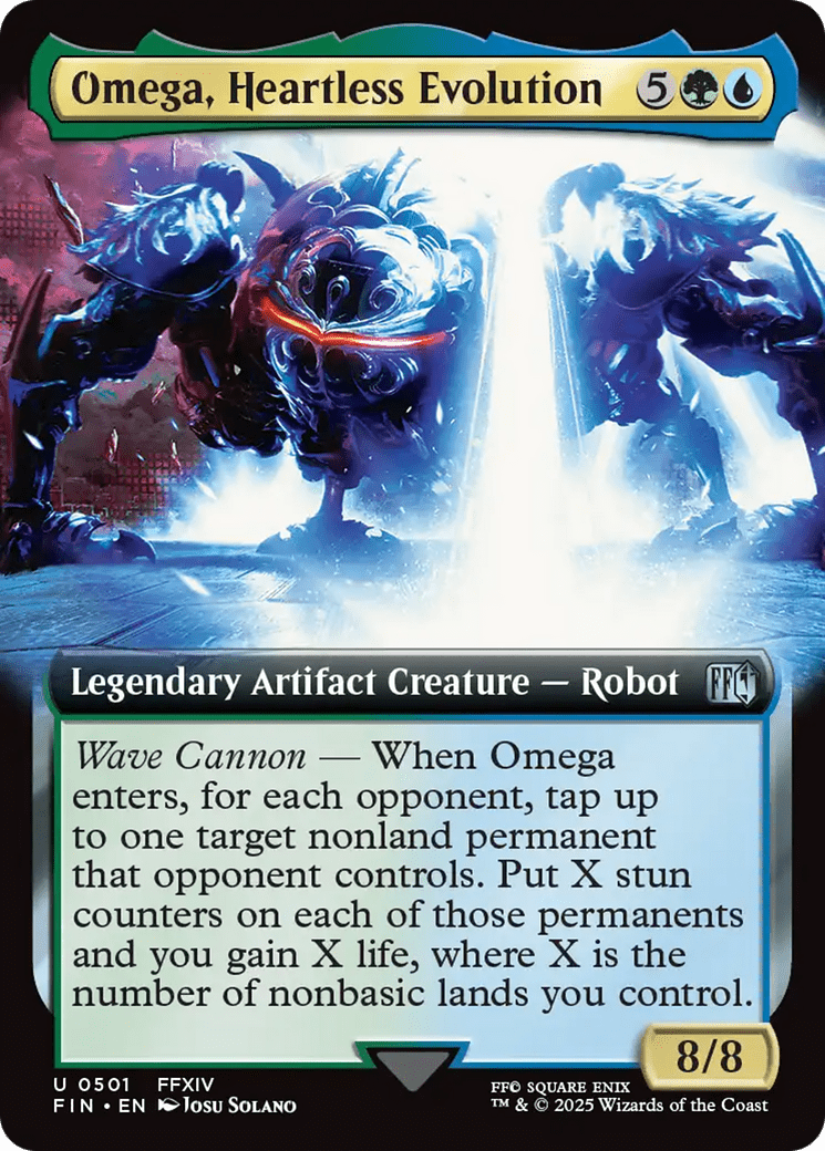 Omega, Heartless Evolution (Extended Art) [FINAL FANTASY] MTG Single Magic: The Gathering  | Multizone: Comics And Games