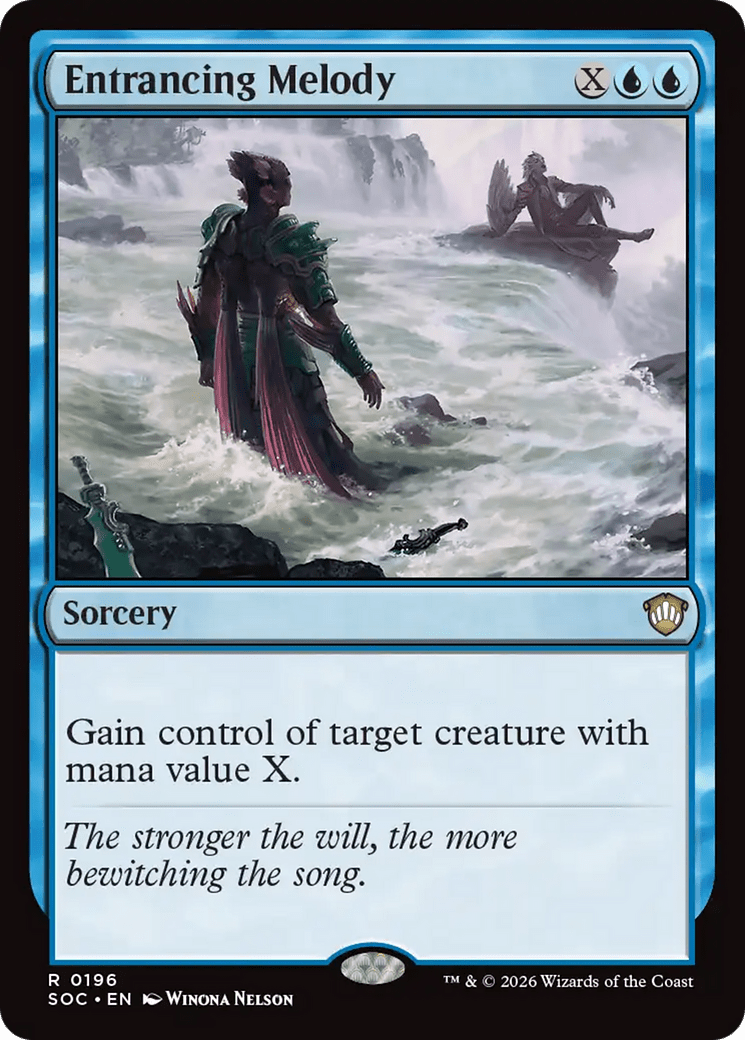 Entrancing Melody [Secrets of Strixhaven Commander] MTG Single Magic: The Gathering  | Multizone: Comics And Games