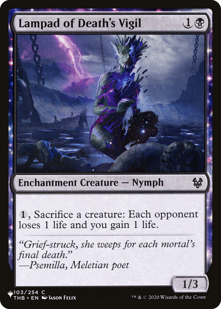 Lampad of Death's Vigil [The List] MTG Single Magic: The Gathering  | Multizone: Comics And Games