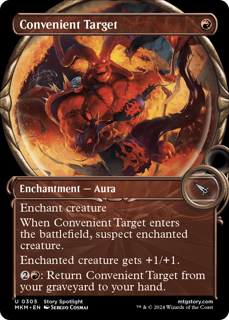 Convenient Target (Showcase) [Murders at Karlov Manor] MTG Single Magic: The Gathering  | Multizone: Comics And Games