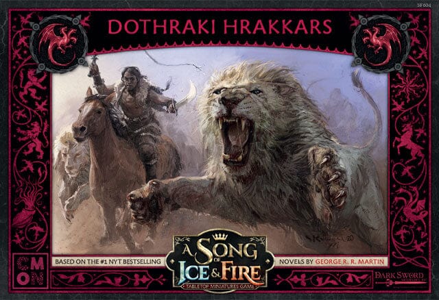A Song of Ice & Fire: Dothraki Hrakkars Miniatures CMON  | Multizone: Comics And Games
