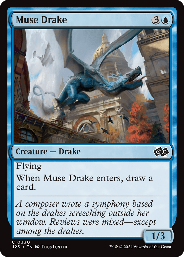 Muse Drake [Foundations Jumpstart] MTG Single Magic: The Gathering  | Multizone: Comics And Games