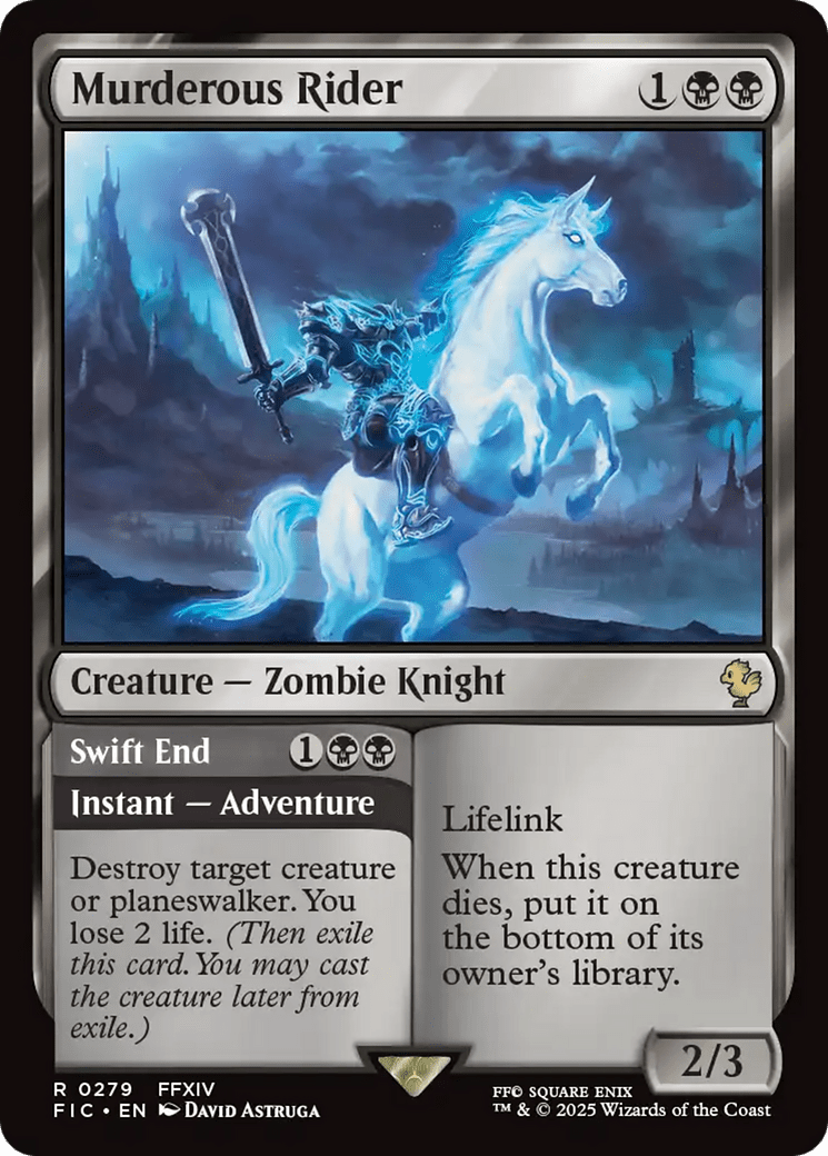 Murderous Rider [FINAL FANTASY Commander] MTG Single Magic: The Gathering  | Multizone: Comics And Games