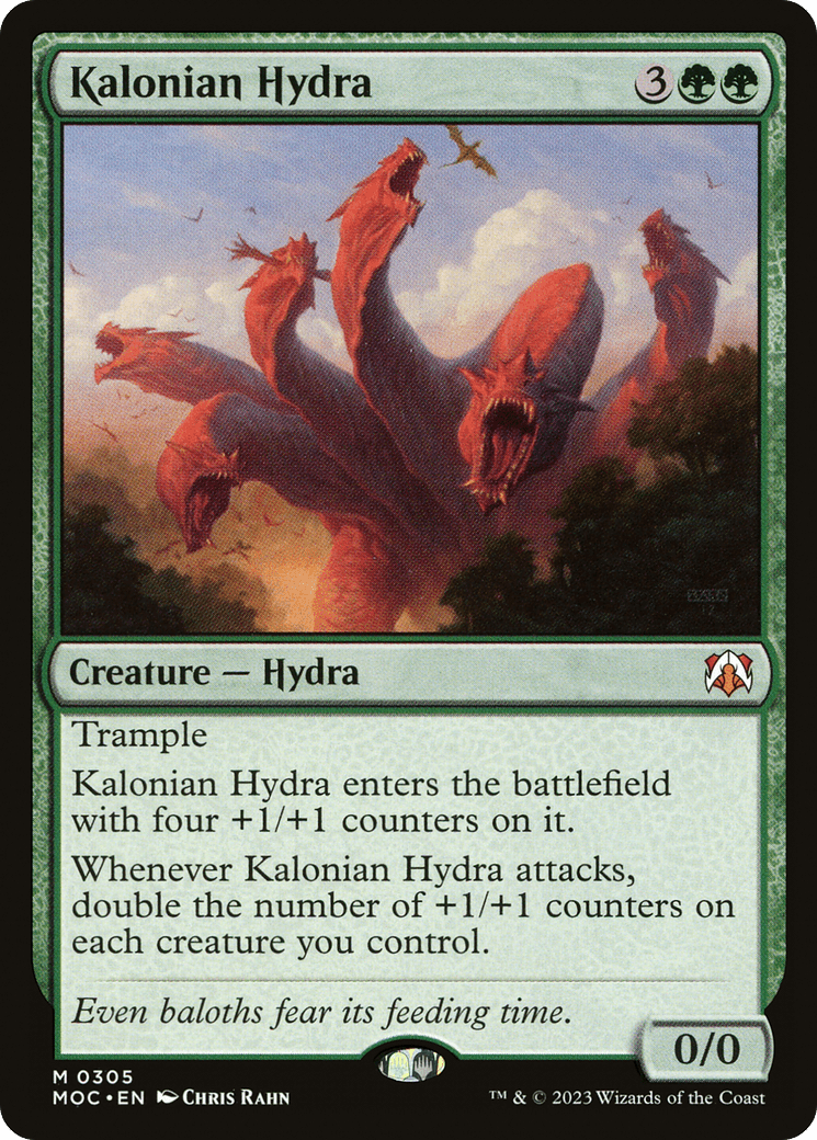 Kalonian Hydra [March of the Machine Commander] MTG Single Magic: The Gathering  | Multizone: Comics And Games