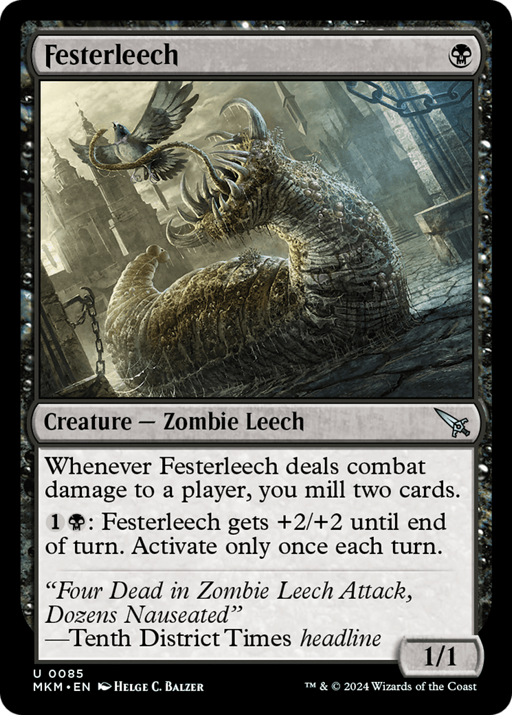 Festerleech [Murders at Karlov Manor] MTG Single Magic: The Gathering  | Multizone: Comics And Games