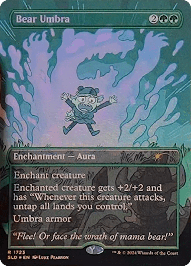 Bear Umbra [Secret Lair Drop Series] MTG Single Magic: The Gathering  | Multizone: Comics And Games
