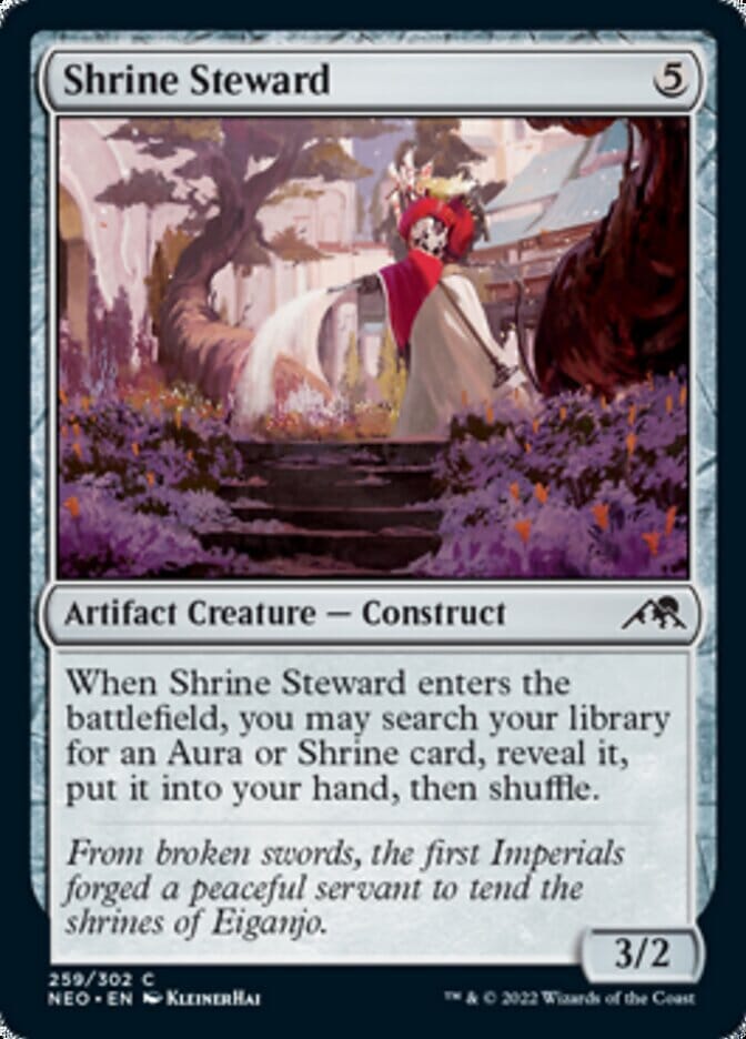 Shrine Steward [Kamigawa: Neon Dynasty] MTG Single Magic: The Gathering  | Multizone: Comics And Games