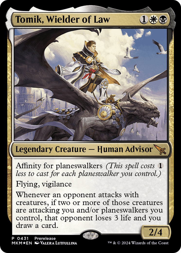 Tomik, Wielder of Law [Murders at Karlov Manor Prerelease Promos] MTG Single Magic: The Gathering  | Multizone: Comics And Games