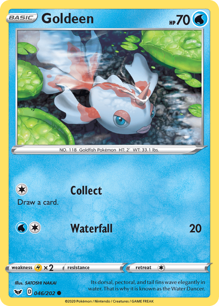 Goldeen (046/202) [Sword & Shield: Base Set] Pokemon Single Pokémon  | Multizone: Comics And Games