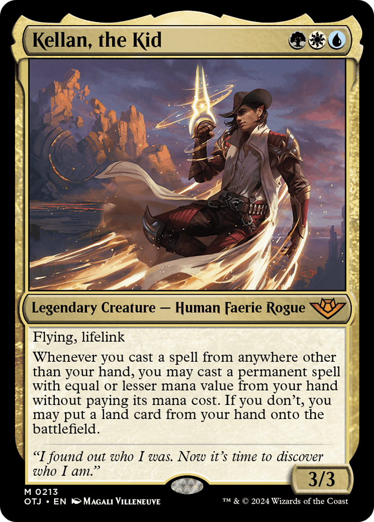 Kellan, the Kid [Outlaws of Thunder Junction] MTG Single Magic: The Gathering  | Multizone: Comics And Games