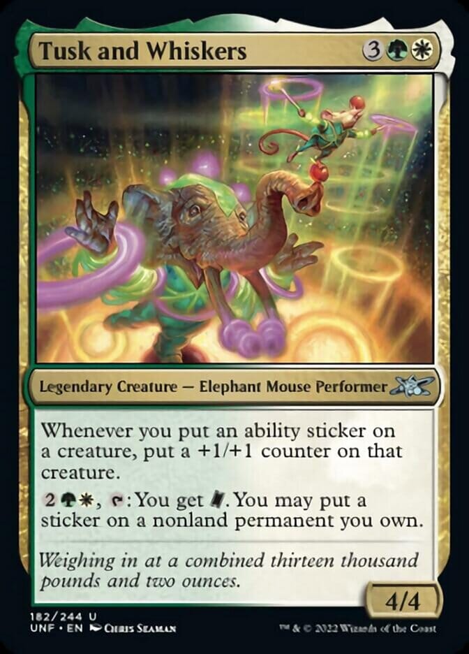 Tusk and Whiskers [Unfinity] MTG Single Magic: The Gathering  | Multizone: Comics And Games