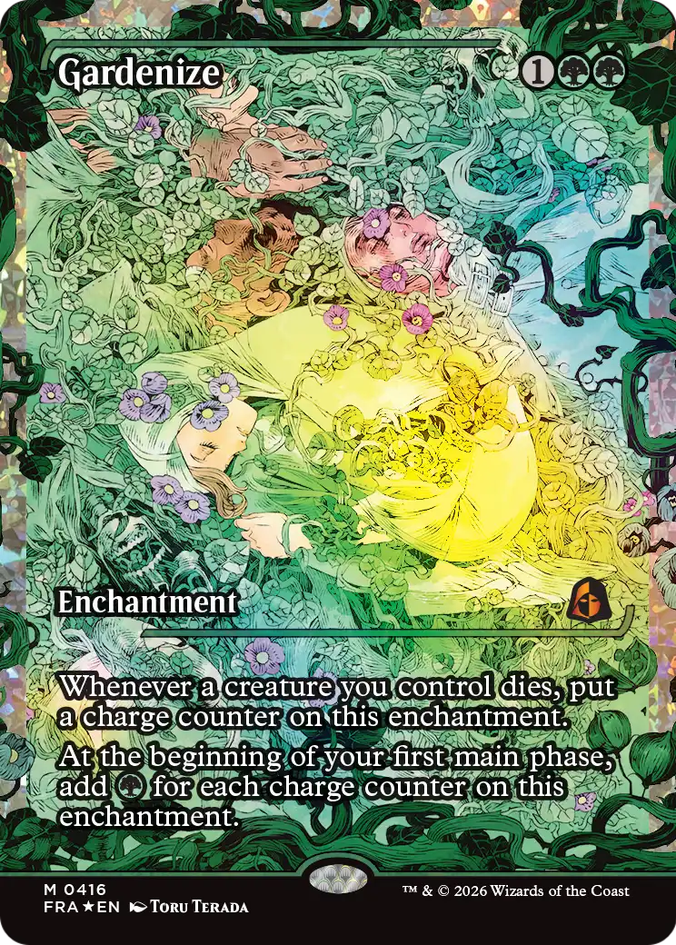 Gardenize (Showcase) (Fracture Foil) (0416) [Reality Fracture] MTG Single Magic: The Gathering  | Multizone: Comics And Games