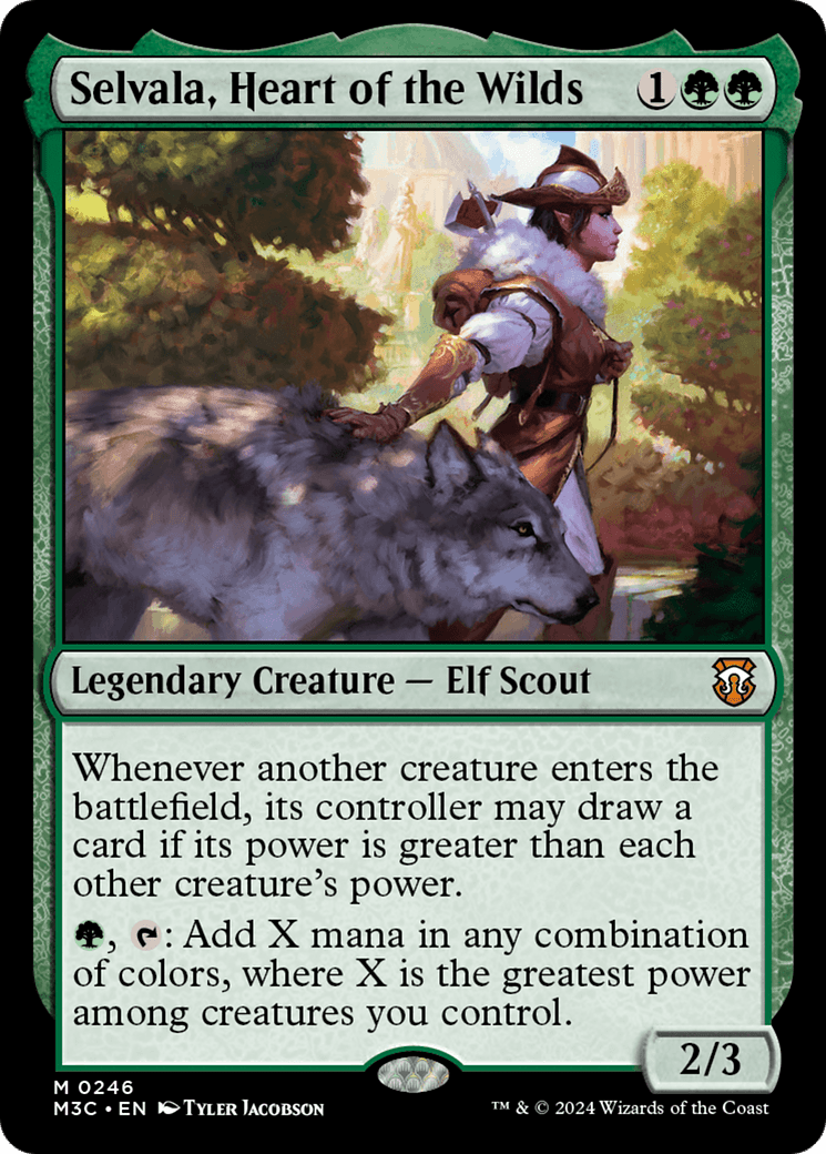 Selvala, Heart of the Wilds [Modern Horizons 3 Commander] MTG Single Magic: The Gathering  | Multizone: Comics And Games