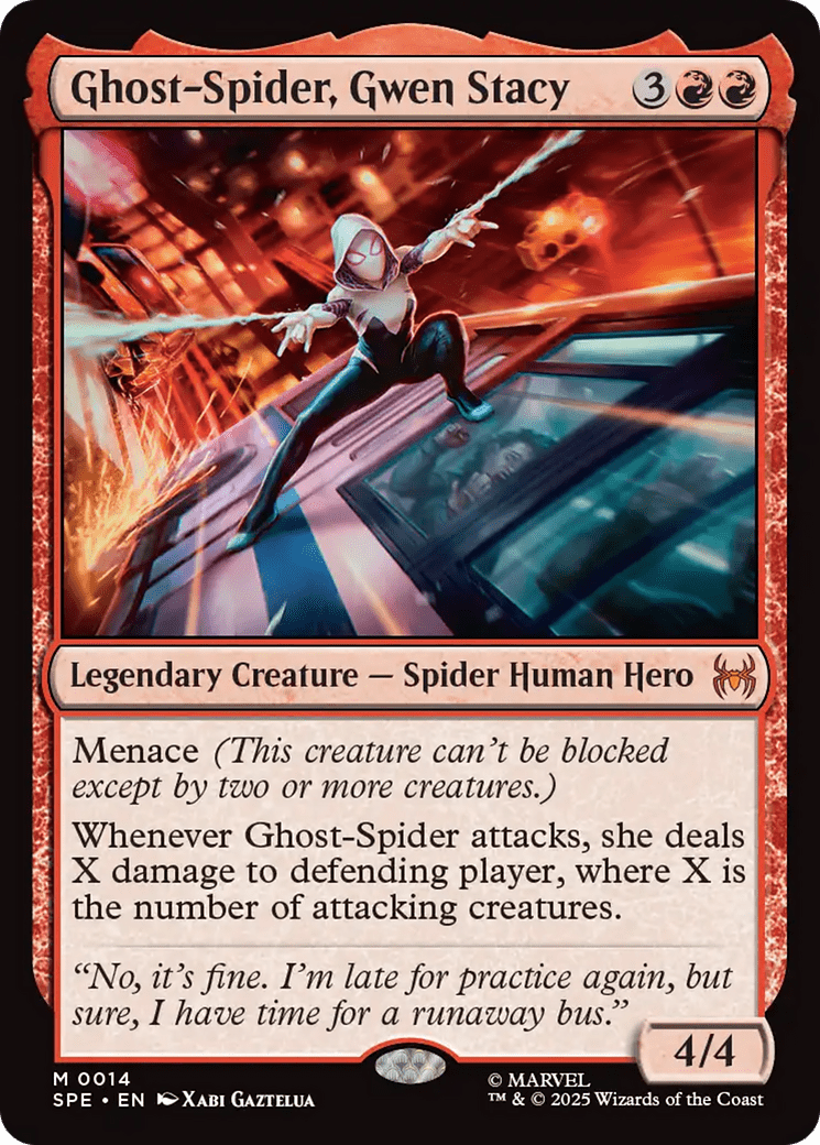 Ghost-Spider, Gwen Stacy [Marvel's Spider-Man: Eternal-Legal] MTG Single Magic: The Gathering  | Multizone: Comics And Games