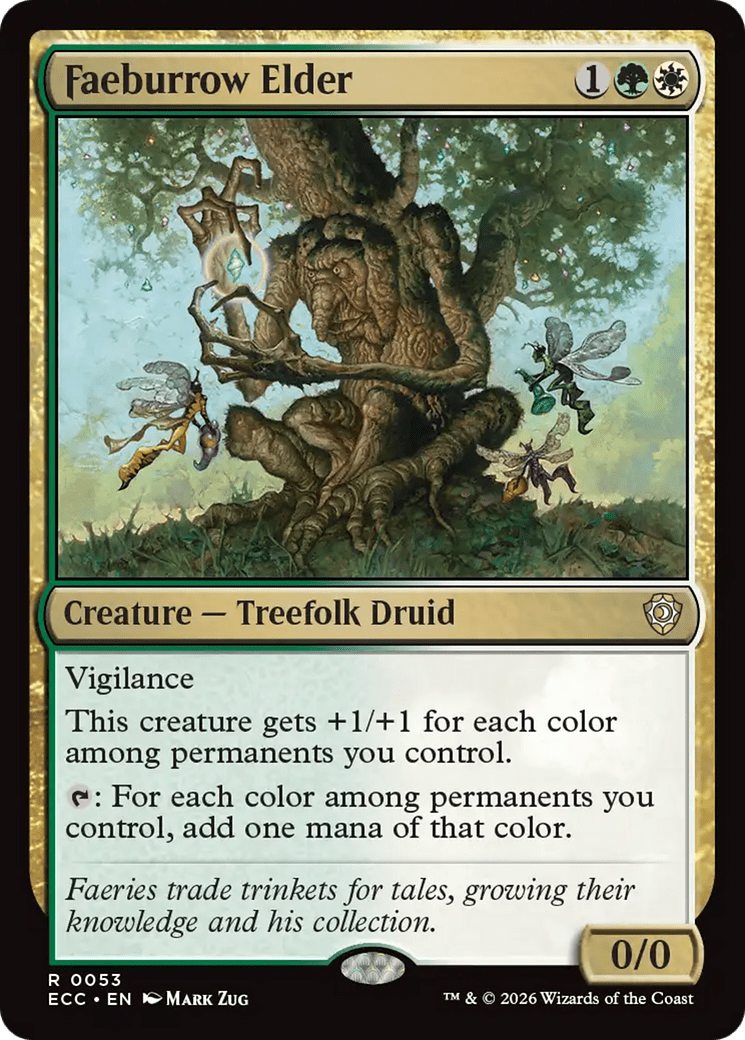 Faeburrow Elder [Lorwyn Eclipsed Commander] MTG Single Magic: The Gathering  | Multizone: Comics And Games