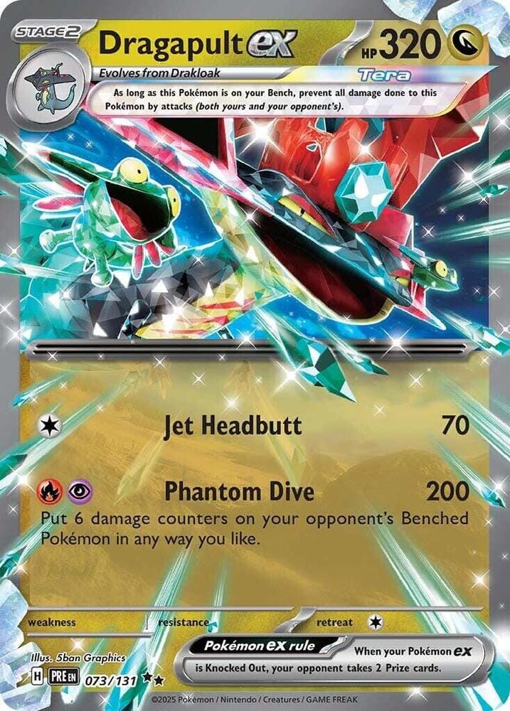 Dragapult ex (073/131) [Scarlet & Violet: Prismatic Evolutions] Pokemon Single Pokémon  | Multizone: Comics And Games