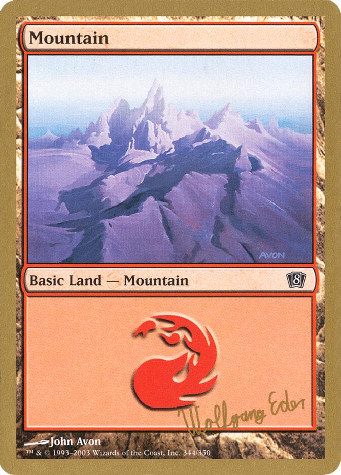 Mountain (Wolfgang Eder) [World Championship Decks 2003] MTG Single Magic: The Gathering  | Multizone: Comics And Games