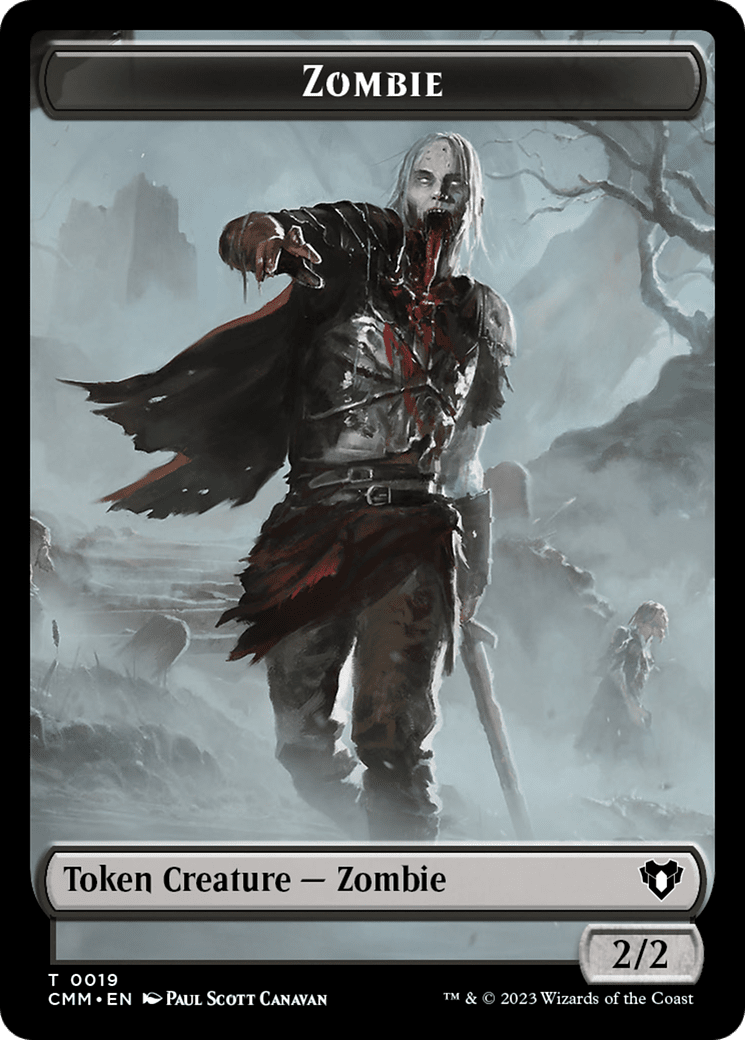 Zombie Token (19) [Commander Masters Tokens] MTG Single Magic: The Gathering  | Multizone: Comics And Games