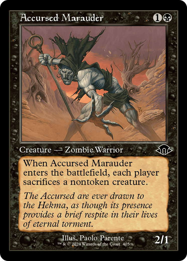 Accursed Marauder (Retro Frame) [Modern Horizons 3] MTG Single Magic: The Gathering  | Multizone: Comics And Games