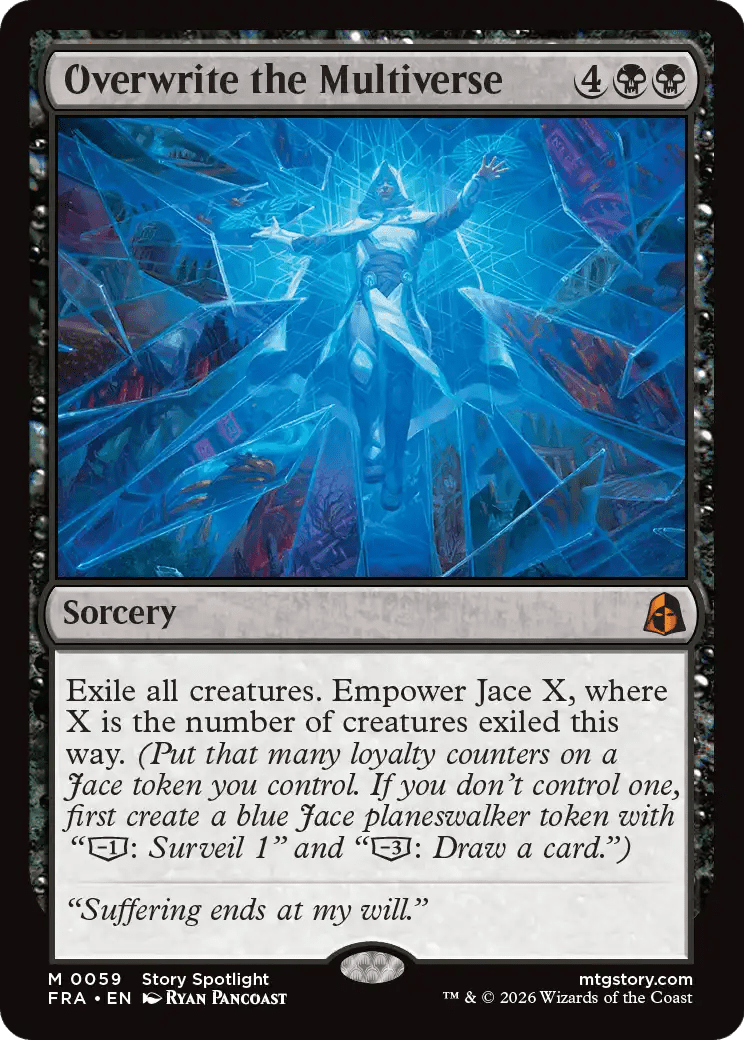 Overwrite the Multiverse [Reality Fracture] MTG Single Magic: The Gathering  | Multizone: Comics And Games