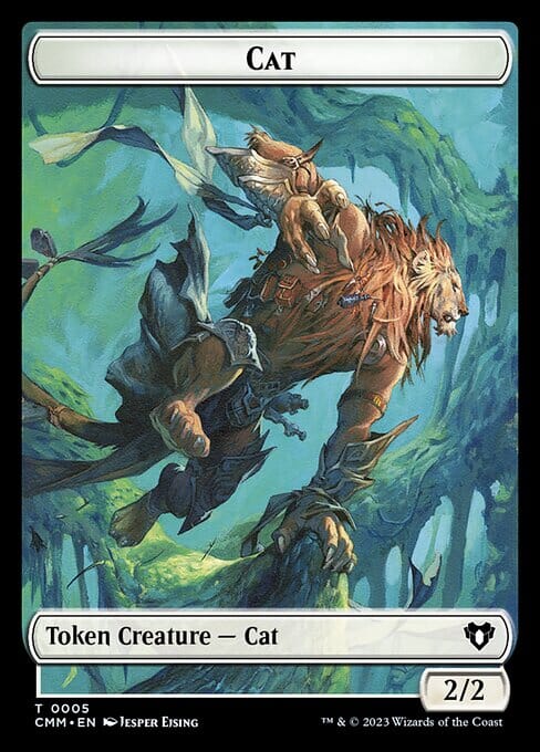 Spirit (0010) // Cat (0005) Double-Sided Token [Commander Masters Tokens] MTG Single Magic: The Gathering  | Multizone: Comics And Games