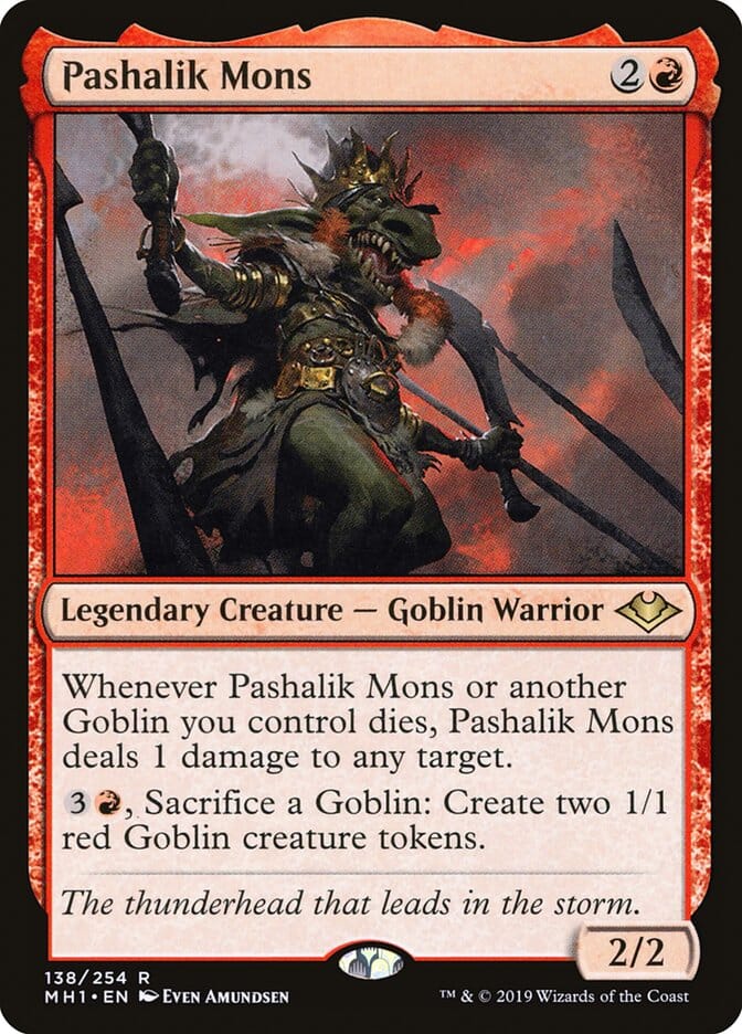 Pashalik Mons [Modern Horizons] MTG Single Magic: The Gathering  | Multizone: Comics And Games