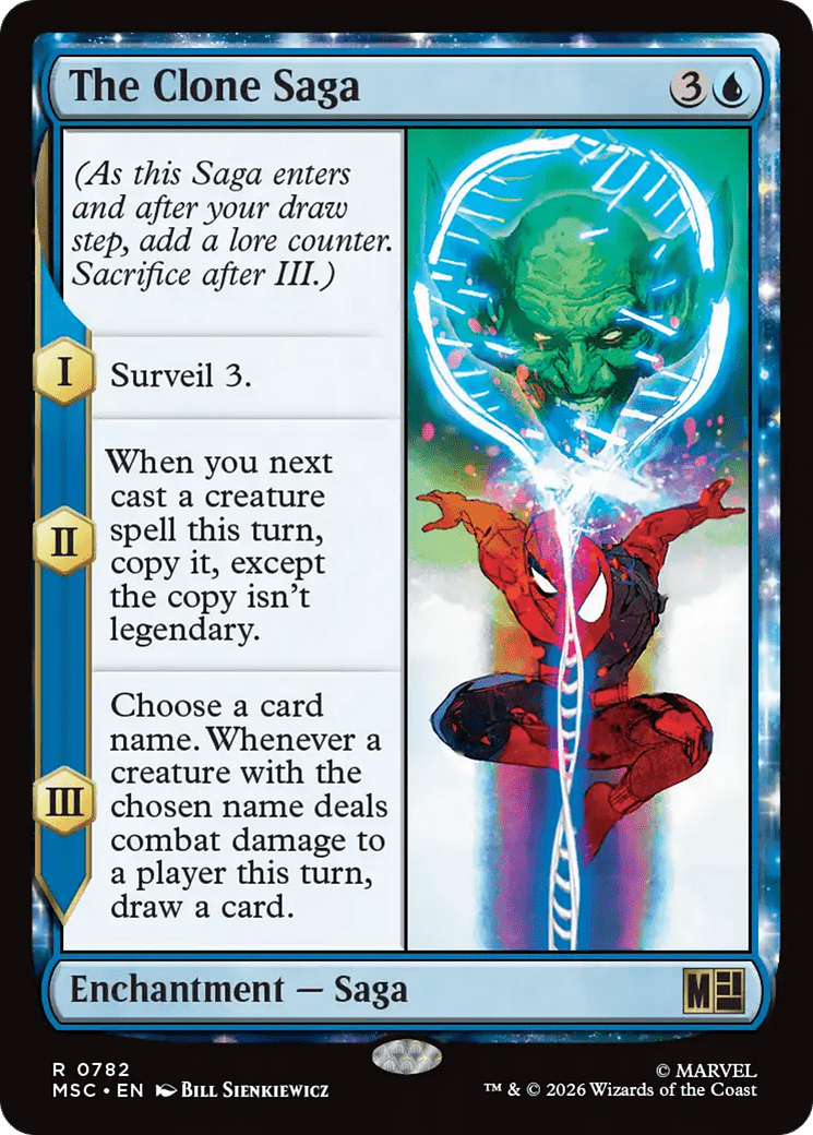 The Clone Saga [Marvel Super Heroes Commander] MTG Single Magic: The Gathering  | Multizone: Comics And Games