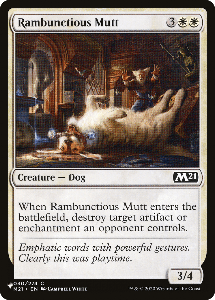 Rambunctious Mutt [The List] MTG Single Magic: The Gathering  | Multizone: Comics And Games