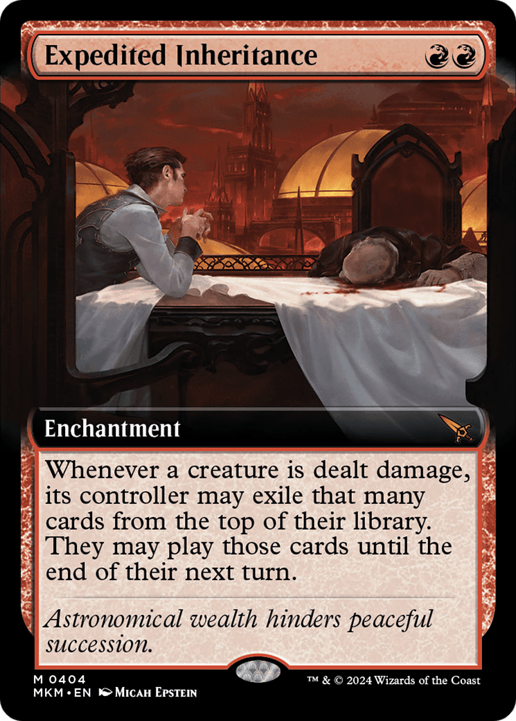 Expedited Inheritance (Extended Art) [Murders at Karlov Manor] MTG Single Magic: The Gathering  | Multizone: Comics And Games
