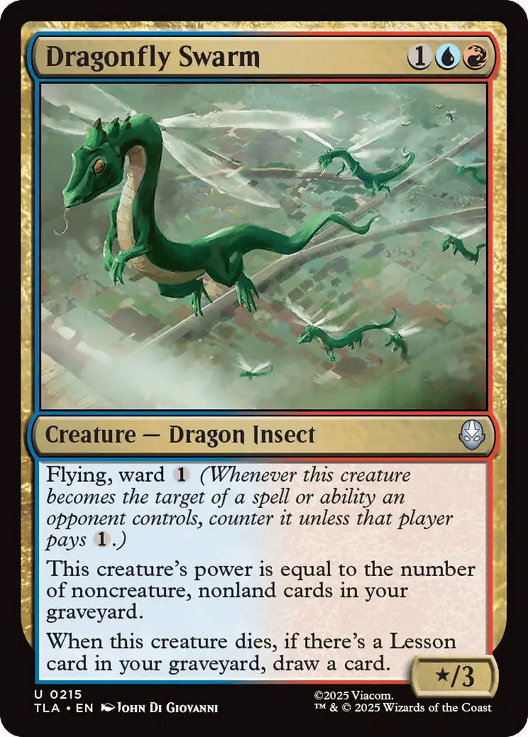 Dragonfly Swarm [Avatar: The Last Airbender] MTG Single Magic: The Gathering  | Multizone: Comics And Games