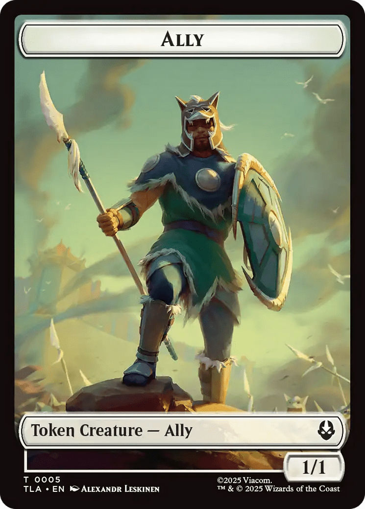 Ally (0005) // Clue (0018) Double-Sided Token [Avatar: The Last Airbender Tokens] MTG Single Magic: The Gathering  | Multizone: Comics And Games