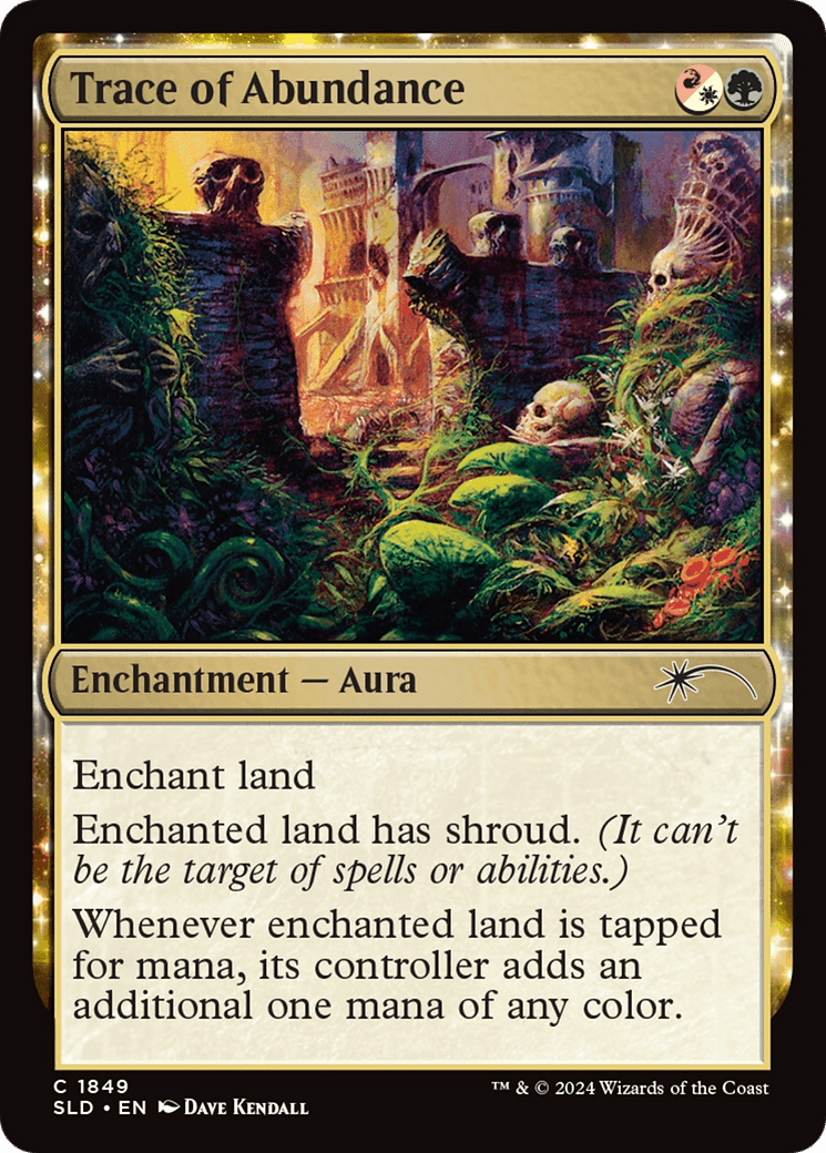 Trace of Abundance [Secret Lair Drop Series] MTG Single Magic: The Gathering  | Multizone: Comics And Games